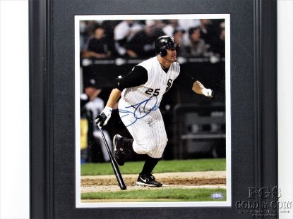 Picture of Signed Jim Thome Chicago White Sox Baseball MLB 8x10 Photo in Frame 14749