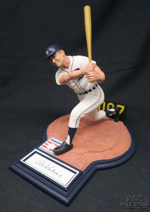 Picture of Al Kaline Signed 7.5" Cooperstown HOF Collection Statue Detroit Tigers 26553