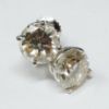 Picture of 4.0cttw - I1/K High Florescent Diamond Stud Earrings 14k White Gold 2.4g  25085