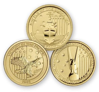 Picture of 1/10 oz Australia Gold $15 Misc Designs (Random Date) BU  