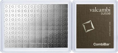 Picture of 100 x 1 g Silver Valcambi CombiBar™ (In Assay) 