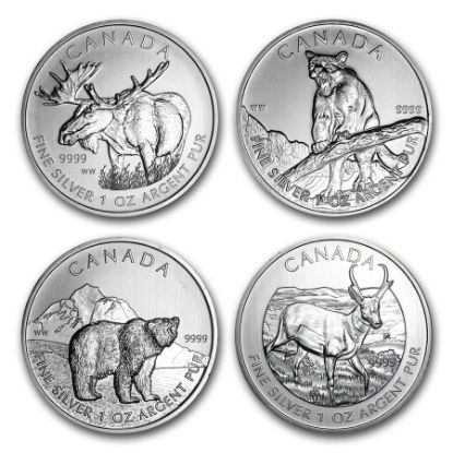 Picture of $5 Canadian 1 oz Silver Wildlife Series (Random Date/Design)  BU
