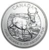 Picture of $5 Canadian 1 oz Silver Wildlife Series - Pronhorn Antelope (Random Date) BU 