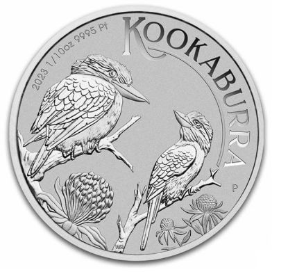 Picture of $15 Australia 1/10 oz Platinum Kookaburra (Random Date) BU