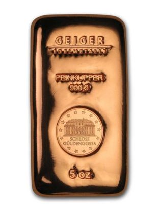 Picture of 5 oz Generic Copper Bar (Random Design)  