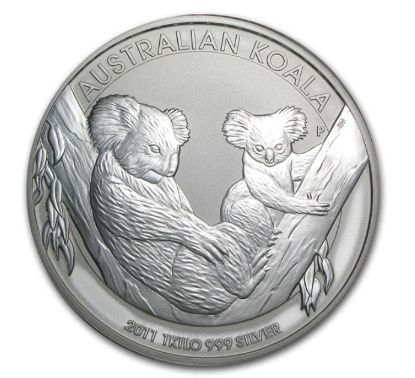 Picture of 2011 Australia $30 Koala 1 Kilogram Silver BU 32.15 oz