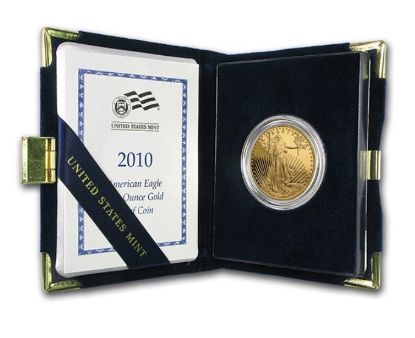 Picture of 2010-W 1 oz Proof American Gold Eagle (Box & COA) 