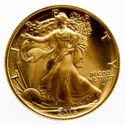 Picture of 2016-W 1/2 oz Gold Walking Liberty Centennial Coin w/OGP 