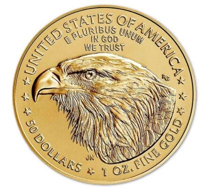 Picture of 1 oz Gold Eagle - BU Type 2 (Year Varies)  2021-Date 