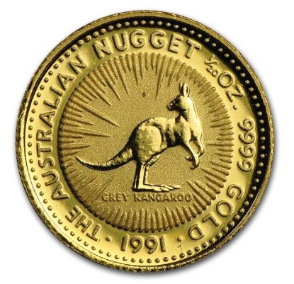 Picture of 1/20 oz Australian Kangaroo Gold Coin (Random Date) 