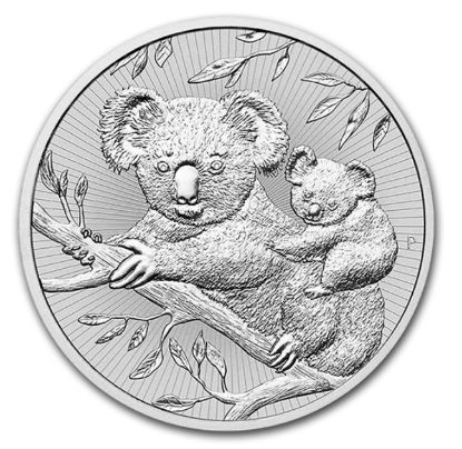 Picture of 2 oz Silver $2 Australia Koala (2018) BU 