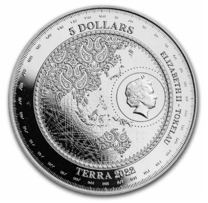 Picture of 1 oz Silver Tokelau New Zealand $5 Terra Series (Random Date) BU 