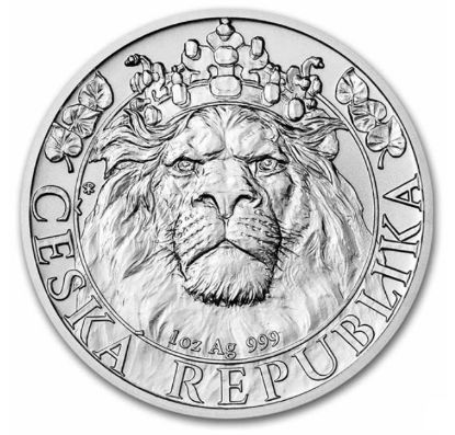 Picture of 1 oz Niue Silver Czech Lion (2022) BU