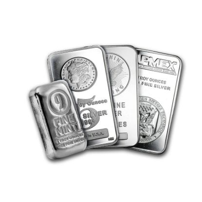 Picture of 5 oz Silver Bar (Brand Varies)