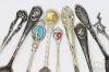 Picture of Assorted Antique Souvenir Spoons Italy Gerber Sunkist Rolex 24pc SP 