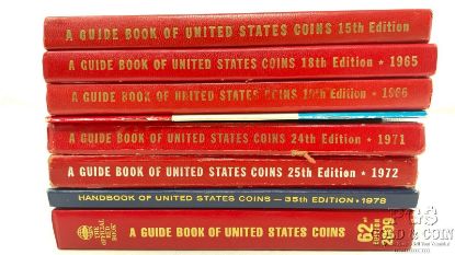 Picture of 10 Assorted Red Book Coin Guides 1962 1965 1966 1971 1972 1978 1997 2009 