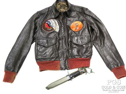 Picture of Vietnam Men's Bomber Jacket with M6 Bayonet and US M8A1 Scabbard 