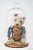 Picture of Glass Dome with Vintage Teddy Bear & Political Buttons