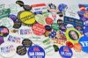 Picture of Political Buttons Assorted Lot Pinback Election Pins 53 Pcs