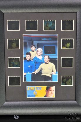 Picture of Original Star Trek 35mm Frame, and Movie Cell Art Frame 