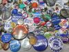 Picture of Massive Collection of Vintage US Political Pins, Buttons &  Trinkets