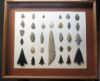 Picture of Museum Quality Authentic Native American Arrowhead & Spearhead Collection