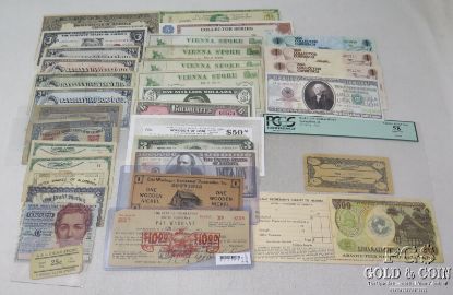 Picture of (33) Assorted Vintage Trade Certificates & Americana  26162