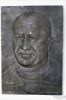 Picture of Vintage Notre Dame Knute Rockne Plaque - Heavy 7" x 10" 4 lbs Copper 