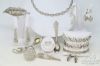 Picture of Vintage Silver Tone Jewelry Assorted Majorica, Trifari, Monet, Richelieu 