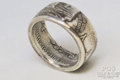 Picture of American Eagle Silver Coin Ring Men's Size 14.5 .999 Silver 