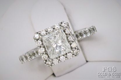 Picture of 1.15ct VS2 H Diamond Engagement Ring 14k White Gold