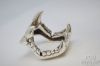 Picture of Sterling Silver Vampire Open Jaw Fangs Biker Ring