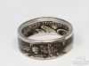 Picture of Walking Liberty Half Dollar Silver Coin Ring 50c 