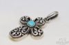 Picture of Sterling Silver Zuni Butterfly Ring Scroll Cross 4pc