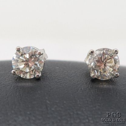 Picture of 1.20ct SI, I 14k Diamond Stud Earrings