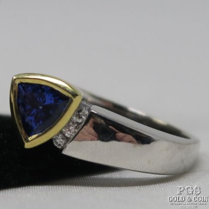Picture of 14K White Gold 1.5ct Tanzanite Ring 