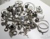 Picture of Assorted Vintage Sterling Silver Mexico Jewelry Lot 28.2ozt 