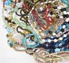 Picture of  Natural Stone Jewelry- Lapis, Jadite, Onyx, Turquoise, Tigers Eye - 9lbs+ 