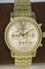 Picture of Michael Kors Watch Chronograph MK-6342 Goldtone Dial Crystal Bezel 