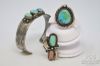 Picture of Native American Sterling Silver Turquoise Bracelet & Rings