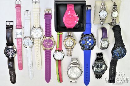 Picture of Assorted Designer Watch Job Lot for Wear, Parts, Repair (15pc)