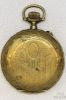 Picture of Antique Remontoir Ancre De Precision Hunter Swiss Pocket Watch for Parts 