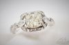 Picture of 14k EGL 2.65ct SI2 H Diamond Engagement Ring Set 