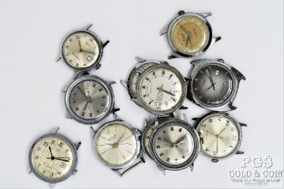 Picture of Vintage Diver Watch Assorted Movements for Parts Water Resistant (11pc)
