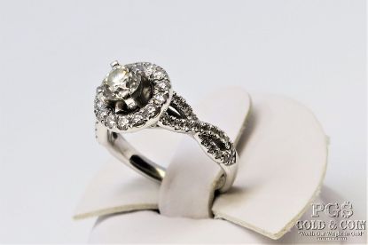 Picture of 14k GIA Certified SI/H 1.46ct Engagement Ring 