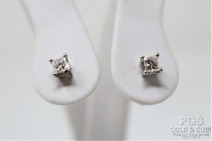 Picture of 18k .40ct Diamond Stud Earrings 