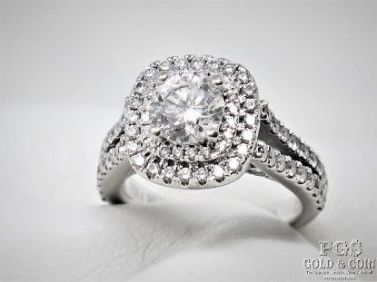 Picture of Vera Wang 14k 1.93cttw I1/H Brilliant Cut Diamond Engagement Ring 