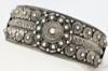 Picture of Moroccan Berber Silver Bracelet Tribal Cuff, Ring & Earrings Set