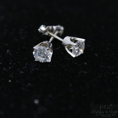 Picture of 14k .88ct I1/G Diamond Stud Earrings 