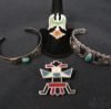 Picture of Navajo & Zuni Sterling Native American Cuff, Pendant & Ring Set 